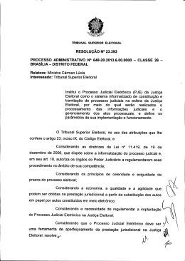 1 - Tribunal Regional Eleitoral de Santa Catarina