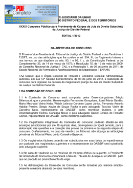PODER JUDICI&Aacute;RIO DA UNI&Atilde;O TRIBUNAL DE JUSTI&Ccedil;A DO