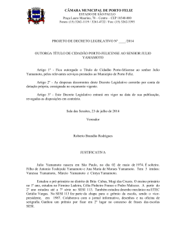 decreto legislativo - Câmara Municipal de Porto Feliz