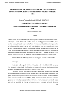 Ensino por investiga&ccedil;&atilde;o e alfabetiza&ccedil;&atilde;o cient&iacute;fica - Prograd
