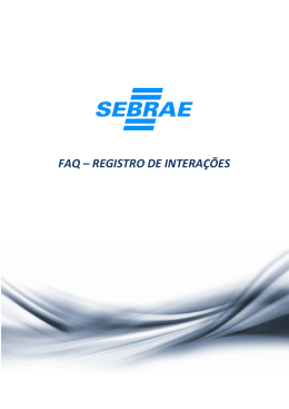faq - registro de intera&ccedil;&otilde;es