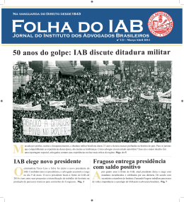 Acesse a íntegra - Instituto dos Advogados Brasileiros