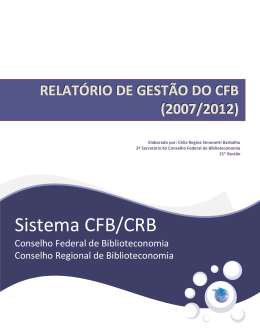 Sistema CFB/CRB - Conselho Federal de Biblioteconomia