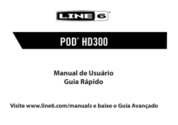 Manual de Usu&aacute;rio Guia R&aacute;pido