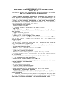 Abertura Edital - Oficiais