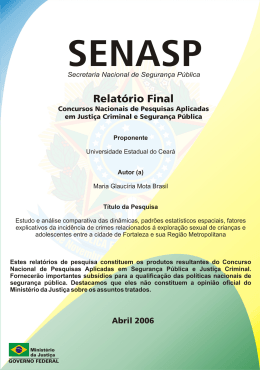 Estudo e análise comparativa das dinâmicas, padrões