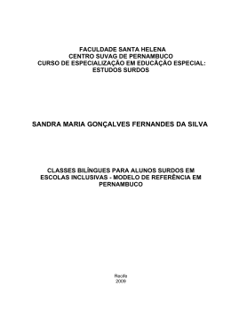 SANDRA MARIA GON&Ccedil;ALVES FERNANDES DA SILVA