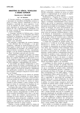 6352-(60) MINIST&Eacute;RIO DA CI&Ecirc;NCIA, TECNOLOGIA E