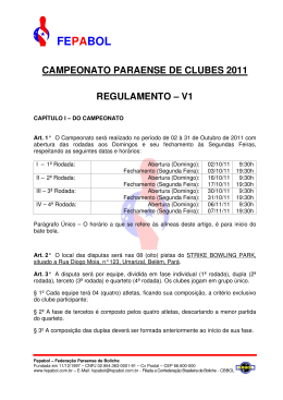 campeonato paraense de clubes 2011 regulamento – v1