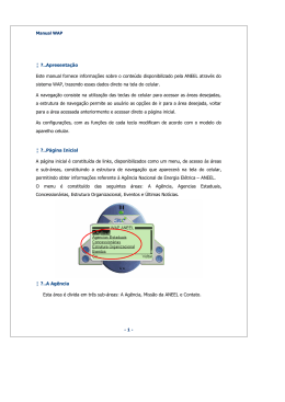 &brvbar; ?..Apresenta&ccedil;&atilde;o Este manual fornece informa&ccedil;&otilde;es sobre o