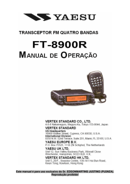 Este manual &eacute; para uso exclusivo do Sr. EDSONMARTINS