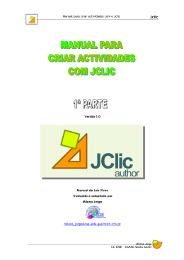 Este manual baseia-se num curso para criao actividades educativas