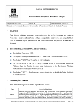 1 OBJETIVO Este Manual objetiva assegurar o gerenciamento das