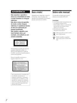 Bem-vindo! Sobre este manual