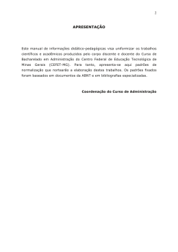 DOWNLOADo - Administra&ccedil;&atilde;o Cefet Mg