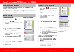 Manual resumido para TRACK-Leader - sem ISO-XML