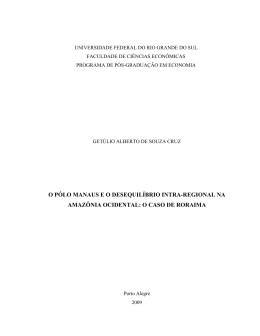 getlio - dissertao - Necar - Universidade Federal de Roraima