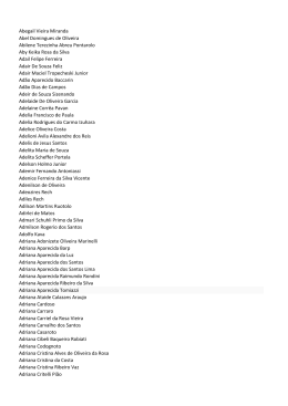 Abegail Vieira Miranda Abel Domingues de Oliveira Abilene