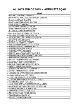 Todos os cursos Enade