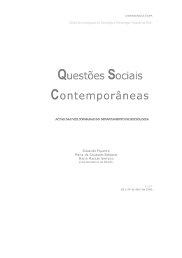 Questões Sociais Contemporâneas - CISA