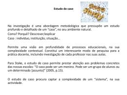 Estudo de caso - Universidade da Madeira