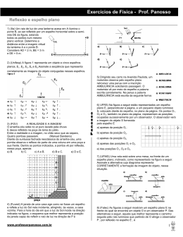 Reflex&atilde;o e espelho plano - professorpanosso.com.br