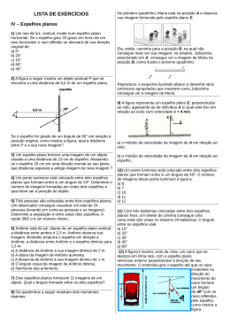 LISTA DE EXERCÍCIOS