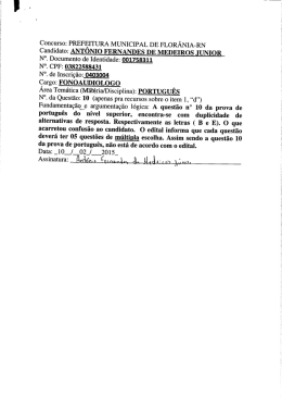 Concurso: PREFEITURA MUNICIPAL DE FLORÂNIA-RN