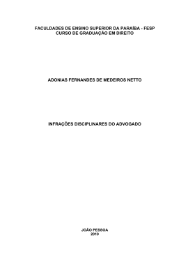 fesp curso de gradua&ccedil;&atilde;o em direito adonias fernandes de medeiros