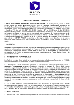 Edital de Carta Convite 001/2015