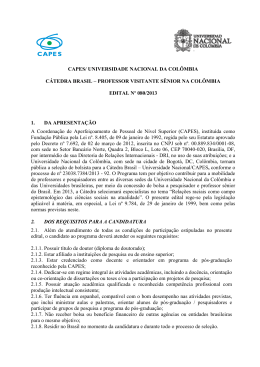 edital n&ordm; 80/2013 - CAPES - Coordena&ccedil;&atilde;o de Aperfei&ccedil;oamento de