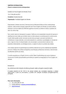 Programas - Funda&ccedil;&atilde;o Eug&eacute;nio de Almeida