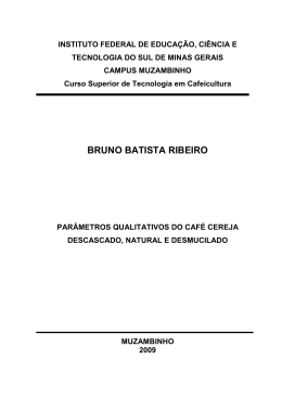 Qualidade do Caf&eacute;