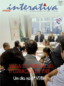 VARA DO TRABALHO, O CORA&Ccedil;&Atilde;O DO TRT