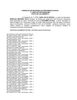 CONSELHO DE RECURSOS DA PREVIDÊNCIA SOCIAL 7ª