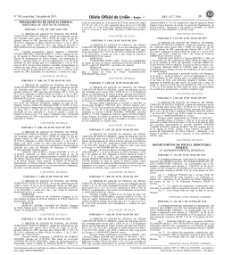 Portaria 1.098-15 - Exonera&ccedil;&atilde;o