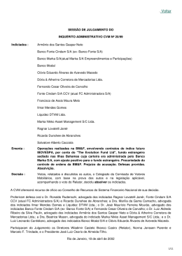 Processo Sancionador 20/1999