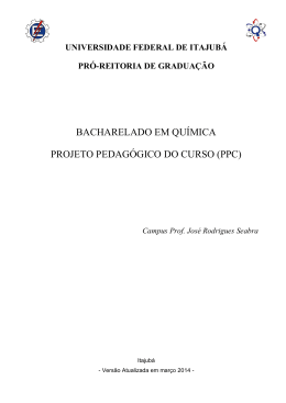 Acesse aqui Projeto Pedagógico do Curso - Portal Acadêmico