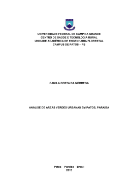 - CSTR - Universidade Federal de Campina Grande