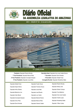 Edição 124 - Assembleia Legislativa do Estado do Amazonas © 2015