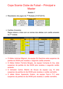 Copa Scania Clube de Futsal &ndash; Principal e Master