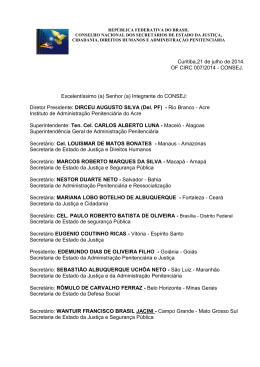 of. circ. consej 007/201 - Secretaria da Justiça, Cidadania e Direitos