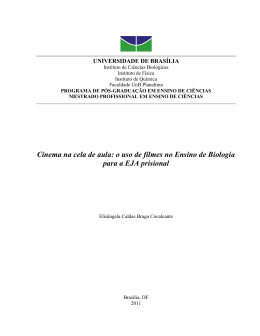 Cinema na cela de aula: o uso de filmes no Ensino de Biologia para