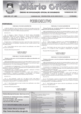 do Arquivo - Di&aacute;rio Oficial da Prefeitura Municipal de