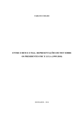 Arquivo em PDF - Dados e textos sobre a Luta pela Terra e a