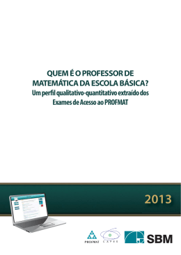 quem &eacute; o professor de matem&aacute;tica da escola b&aacute;sica?