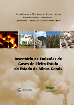 Invent&aacute;rio de Emiss&otilde;es de Gases de Efeito Estufa do Estado de