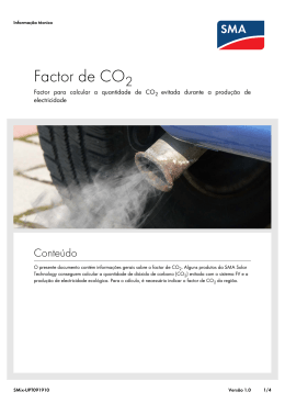 Factor de CO - SMA Solar Technology AG