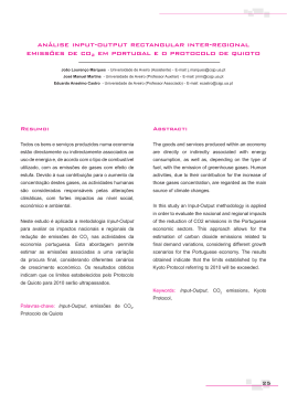 an&aacute;lise input-output rectangular inter