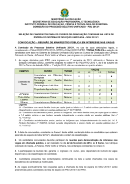 reuni&atilde;o de manifest&atilde;o p&uacute;blica em interesse nas vagas